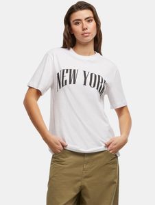 lässiges Miss Tee Damen T-Shirt Oversize 200 g/m² mit Baumwolle Weiß