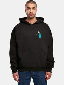 Sweat à capuche Mister Tee pour homme, confortable, avec poignets et capuche côtelés, 460 g/m² coton, noir