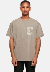 modernes Mister Tee Herren T-Shirt Oversize 240 g/m² mit Baumwolle Khaki
