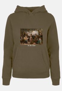 bequemer Mister Tee Damen Hoodie 270 g/m² Khaki