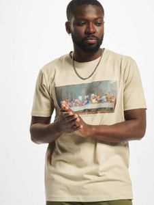 T-shirt homme Mister Tee confortable, 180 g/m², coton, beige