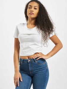 bequemes Mister Tee Damen T-Shirt Stretch 180 g/m² mit Baumwolle Weiß