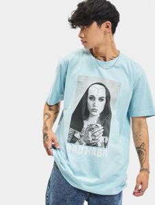 T-shirt casual da uomo Mister Tee, 180 g/m², cotone, blu
