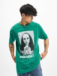 T-shirt sportiva da uomo Mister Tee 180 g/m² in cotone verde