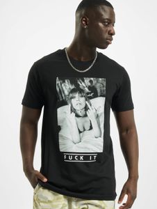 T-shirt casual da uomo Mister Tee, 180 g/m², cotone, nera