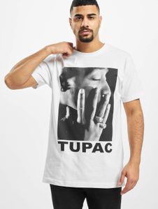 Camiseta informal para hombre de Merchcode, 180 g/m², algodón, blanca.
