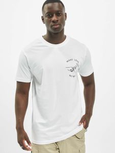 modernes Mister Tee Herren T-Shirt 180 g/m² mit Baumwolle Weiß