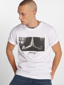 Camiseta cómoda Mister Tee para hombre, 180 g/m², algodón, blanca