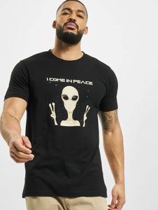 T-shirt homme Mister Tee, style sportif, 180 g/m², en coton noir