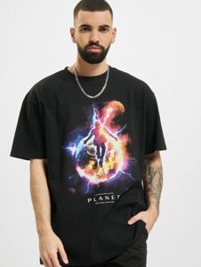 T-shirt da uomo Modern Mister Tee, oversize, 240 g/m², cotone, nera