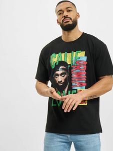 T-shirt sportiva da uomo Mister Tee, oversize, 240 g/m², cotone, nera