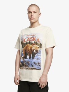 Camiseta Casual Mister Tee para hombre, 240 g/m², algodón, beige