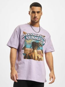 Camiseta Casual Mister Tee para hombre, 240 g/m², algodón, violeta