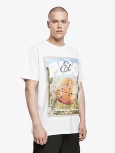 Camiseta deportiva unisex Mister Tee de 240 g/m² con algodón blanco