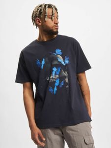 modernes Mister Tee Herren T-Shirt 240 g/m² mit Baumwolle Navy