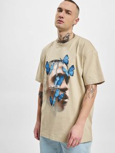 T-shirt casual da uomo Mister Tee, 240 g/m², cotone, beige
