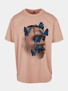 lässiges Mister Tee Herren T-Shirt 240 g/m² mit Baumwolle Alt-Rosa