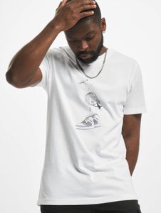 T-shirt homme Mister Tee, style sportif, 180 g/m², en coton blanc