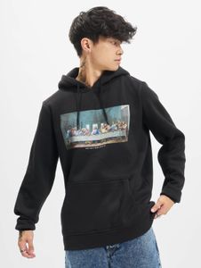 Sweat à capuche Mister Tee pour homme, confortable, 300 g/m², 100 % coton, noir