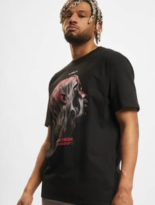 T-shirt sportiva da uomo Mister Tee, oversize, 240 g/m², cotone, nera