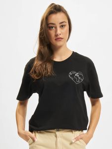 T-shirt sport Mister Tee pour femme, 180 g/m², en coton noir