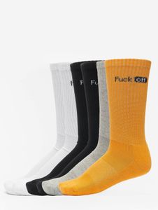 Chaussettes extensibles unisexes confortables Mister Tee en coton, noir/gris/blanc/jaune