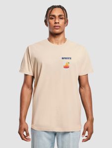 sporty Mister Tee men's T-shirt 200 g/m² with cotton beige