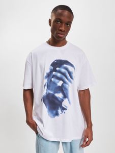 modernes Mister Tee Herren T-Shirt Oversize 240 g/m² mit Baumwolle Weiß