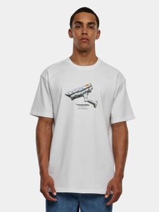 T-shirt oversize da uomo Casual Mister Tee, 240 g/m², cotone, bianca