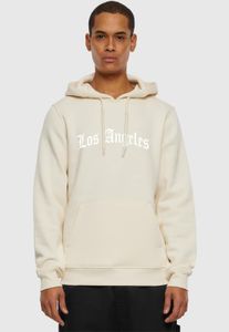 Sweat-shirt à capuche Mister Tee pour homme, confortable, en coton, écru et blanc.
