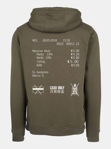 Sweat à capuche décontracté Mister Tee pour homme en coton kaki