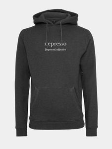 Casual Mister Tee men's hoodie with cotton, anthracite