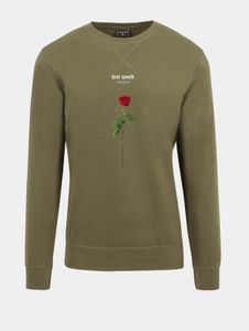 Felpa moderna da uomo Mister Tee in cotone color kaki