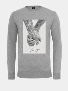 Sweat-shirt homme Mister Tee confortable en coton gris