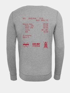 Comoda felpa da uomo Mister Tee in cotone, grigia