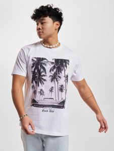 modernes Mister Tee Herren T-Shirt 200 g/m² mit Baumwolle Weiß