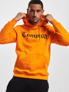 Casual Mister Tee men's hoodie with drawstring, rib knit, 320 g/m² cotton, orange