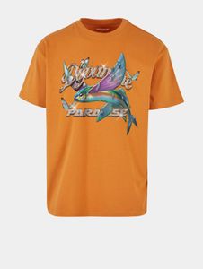 sportliches Mister Tee Herren T-Shirt Oversize 240 g/m² mit Baumwolle Orange