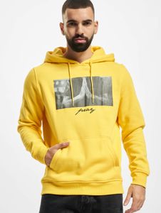 weicher Mister Tee Herren Hoodie große Kapuze Kordelzug 300 g/m² mit Baumwolle Gelb