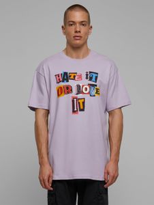 T-shirt sportiva da uomo Mister Tee in cotone, colore viola
