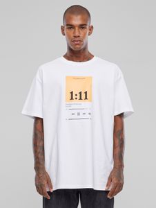 T-shirt homme Mister Tee, style sportif, en coton blanc