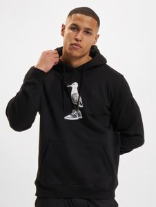 Felpa con cappuccio da uomo Modern Mister Tee in cotone, nera