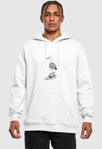 Comoda felpa con cappuccio da uomo Mister Tee in cotone, bianca