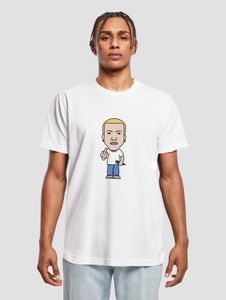 T-shirt casual da uomo Mister Tee in cotone, bianca
