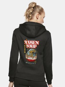 Sweat à capuche Soft Miss Tee pour femme, 300 g/m², coton, noir
