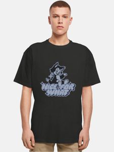 T-shirt da uomo Modern Mister Tee, oversize, 240 g/m², cotone, nera
