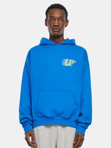 lässiger Mister Tee Herren Hoodie Rippbündchen Kapuze 460 g/m² mit Baumwolle Blau