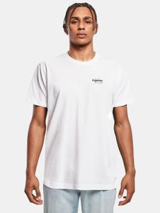 T-shirt homme Mister Tee, style sportif, 200 g/m², en coton blanc