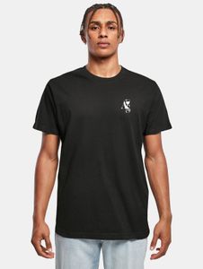 T-shirt homme Mister Tee, style sportif, 200 g/m², en coton noir