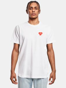 sportliches Mister Tee Herren T-Shirt 200 g/m² mit Baumwolle Weiß